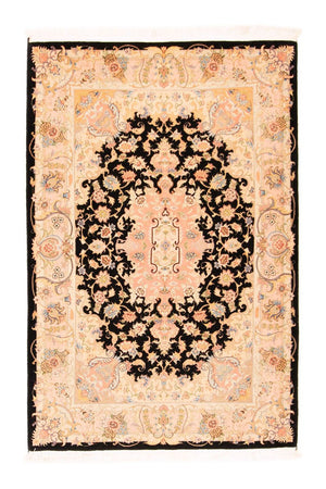 Persisk tæppe - Tabriz - Royal - 154 x 104 cm - sort