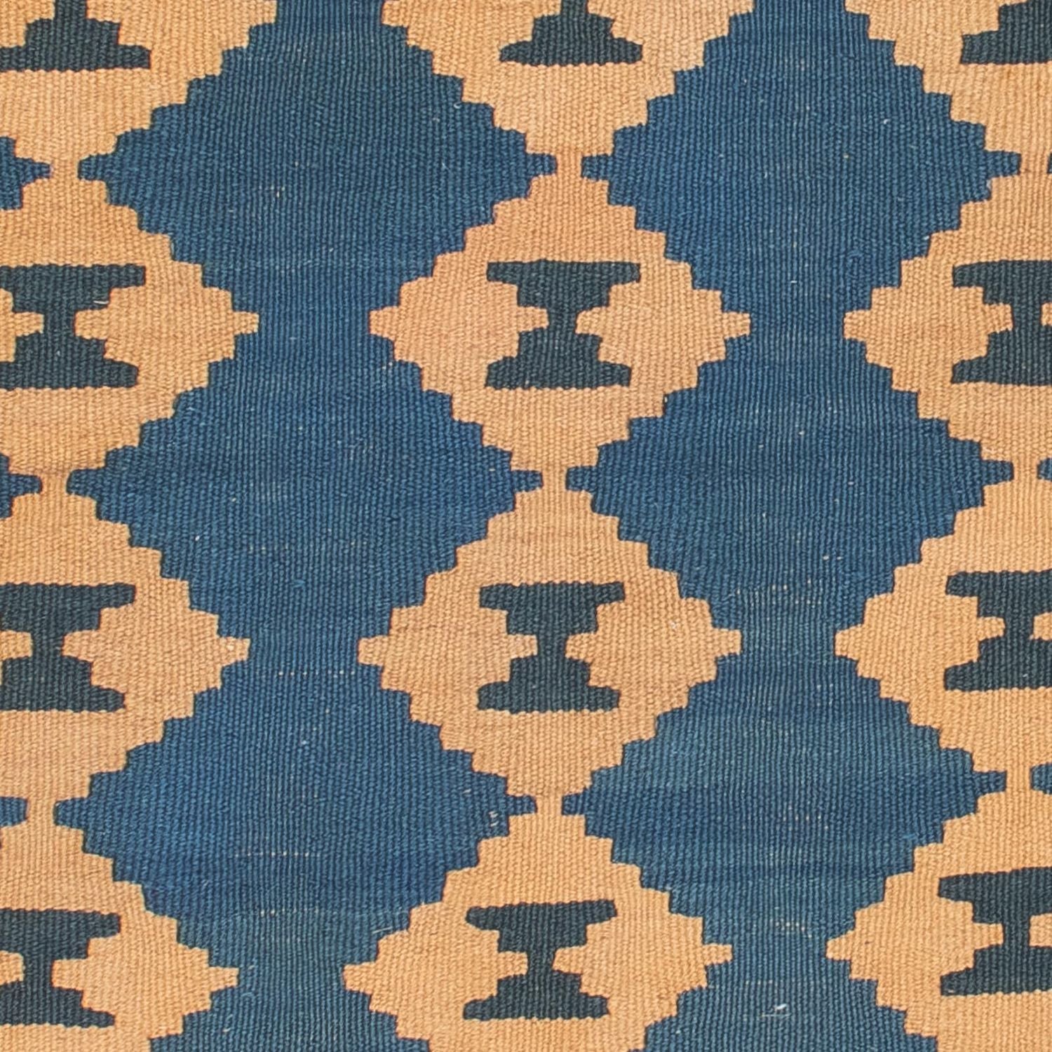 Kelim-tæppe - orientalsk - 149 x 98 cm - blå