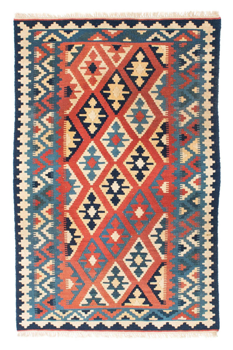 Kelim-tæppe - orientalsk - 165 x 102 cm - rød