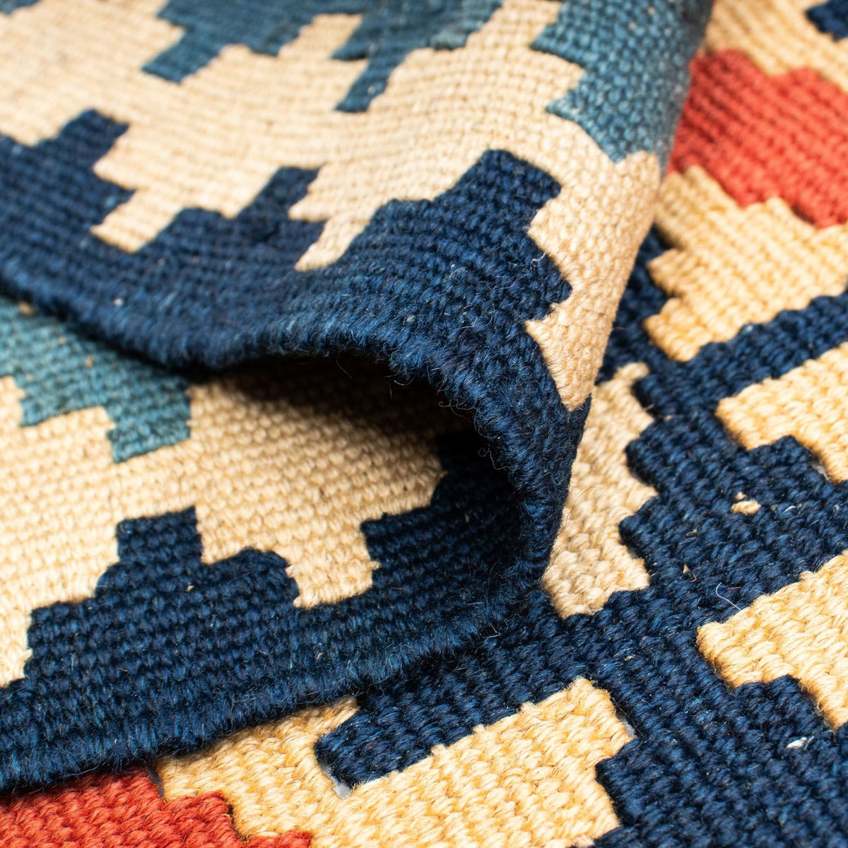 Kelim-tæppe - orientalsk - 165 x 102 cm - rød