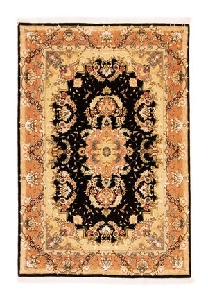 Persisk tæppe - Tabriz - Royal - 147 x 100 cm - sort