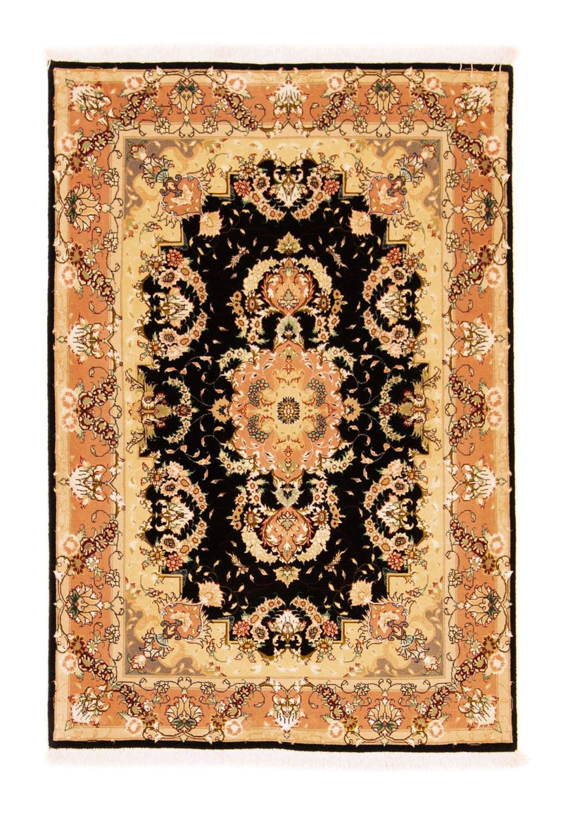Persisk tæppe - Tabriz - Royal - 147 x 100 cm - sort