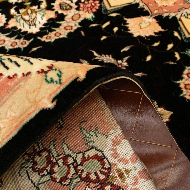 Persisk tæppe - Tabriz - Royal - 147 x 100 cm - sort
