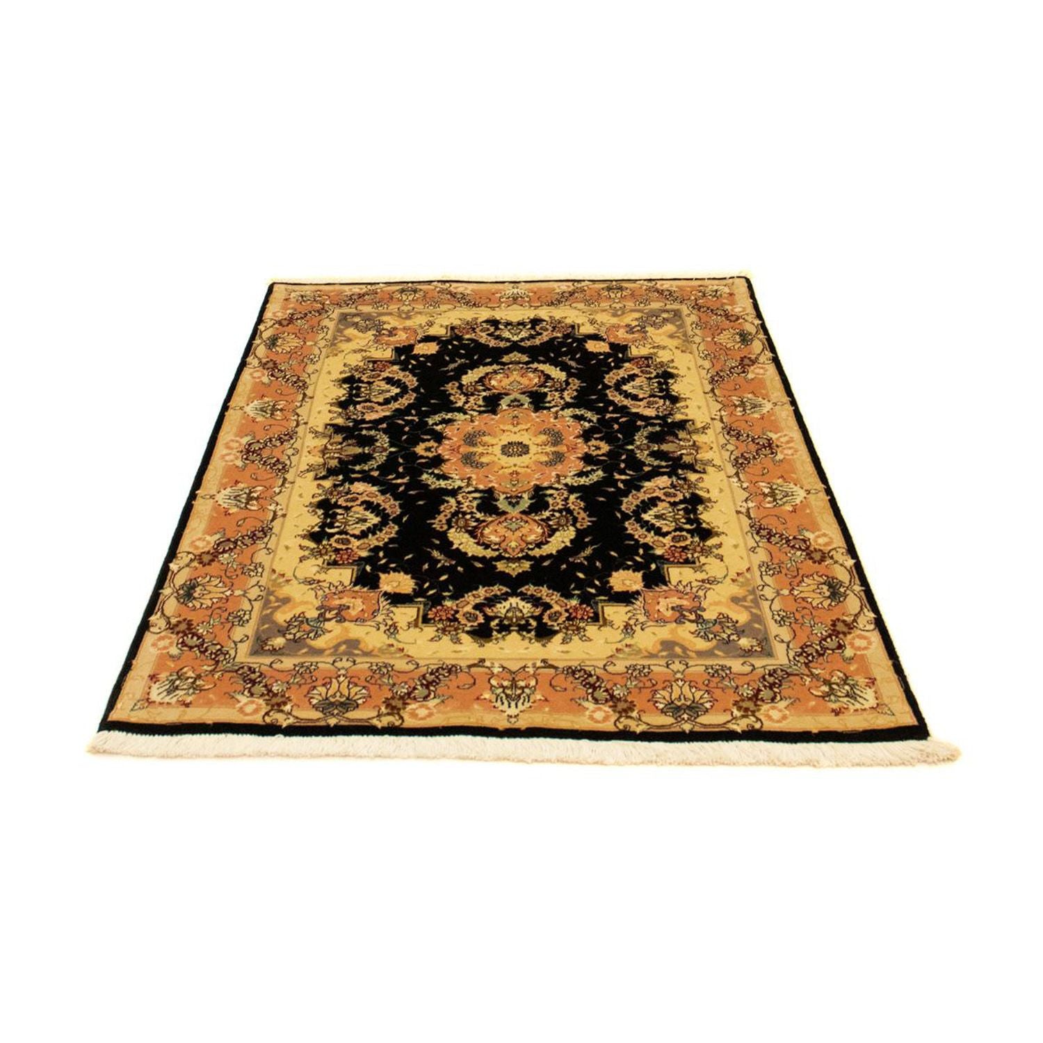 Persisk tæppe - Tabriz - Royal - 147 x 100 cm - sort