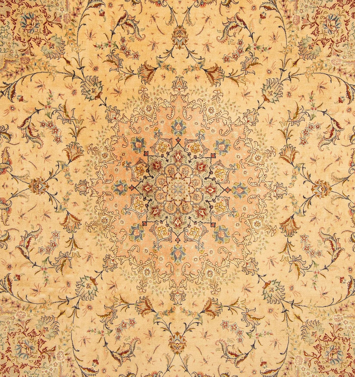 Persisk tæppe - Tabriz - Royal - 261 x 243 cm - beige
