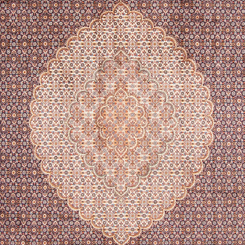 Persisk tæppe - Tabriz - 300 x 198 cm - mørkeblå