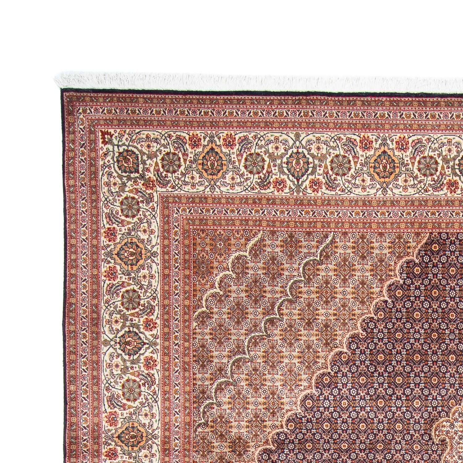 Persisk tæppe - Tabriz - 300 x 198 cm - mørkeblå