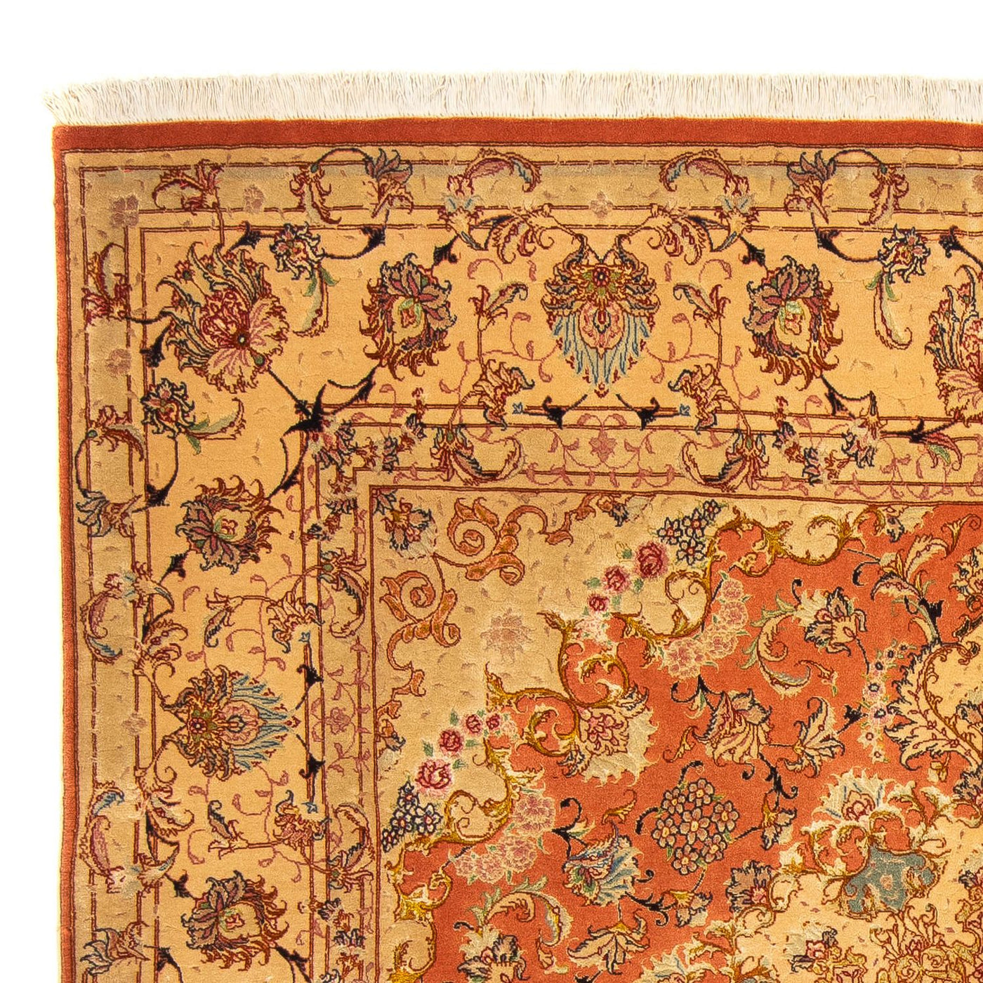 Tabriz - 50 Raj Tæppe 207x198cm - Persisk tæppe