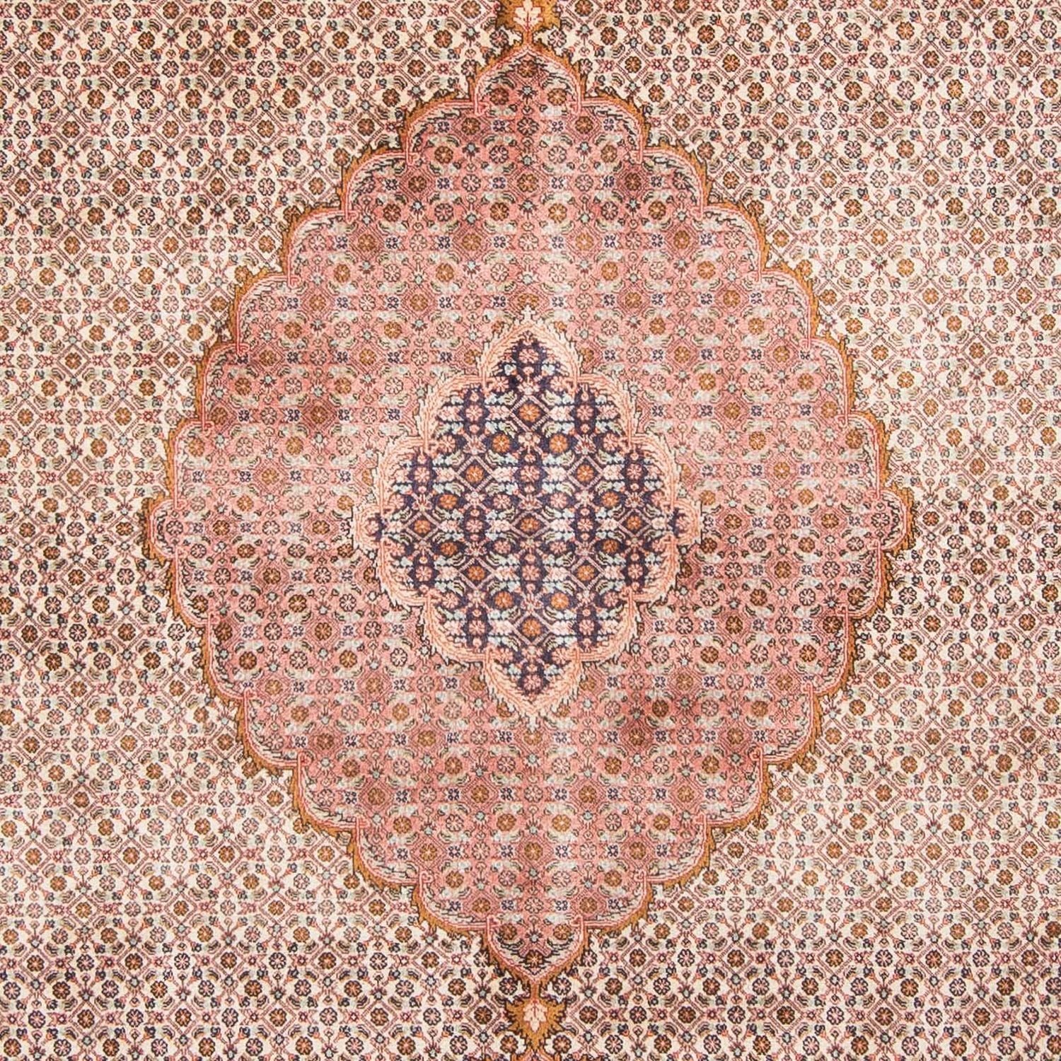 Persisk tæppe - Tabriz - 300 x 204 cm - lys brun