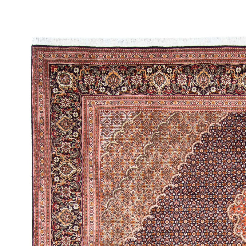 Persisk tæppe - Tabriz - 312 x 206 cm - mørkeblå