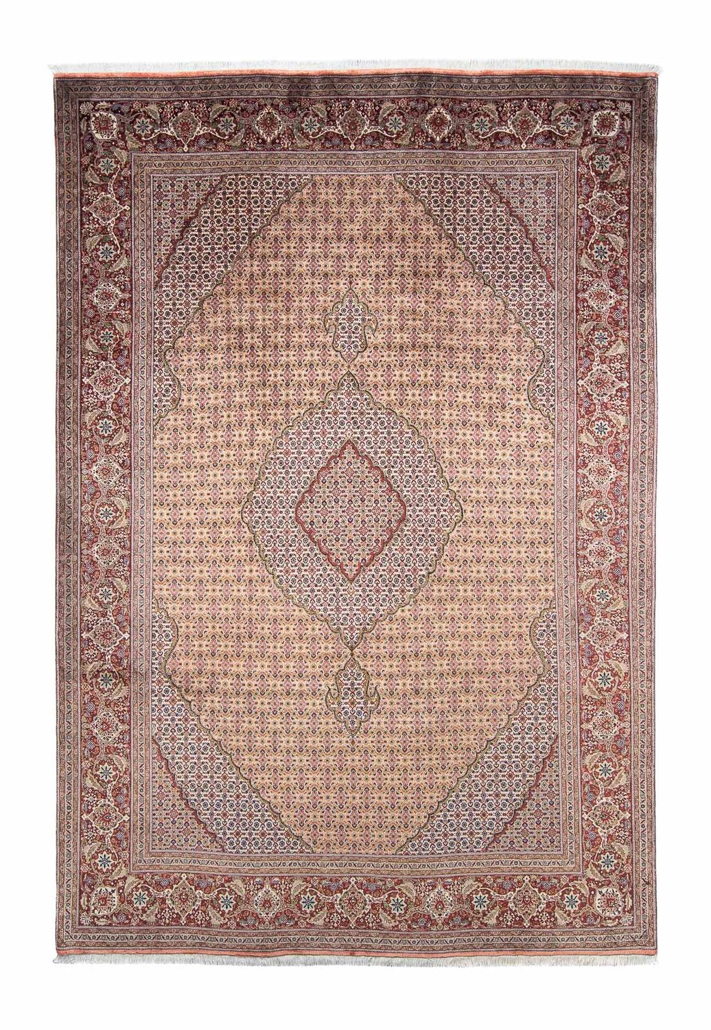 Persisk tæppe - Tabriz - 288 x 197 cm - lys brun