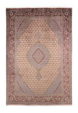 Persisk tæppe - Tabriz - 288 x 197 cm - lys brun