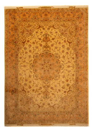 Persisk tæppe - Tabriz - Royal - 346 x 258 cm - guld