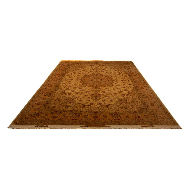 Persisk tæppe - Tabriz - Royal - 346 x 258 cm - guld