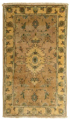 Persisk tæppe - Tabriz - Royal - 122 x 66 cm - lys brun