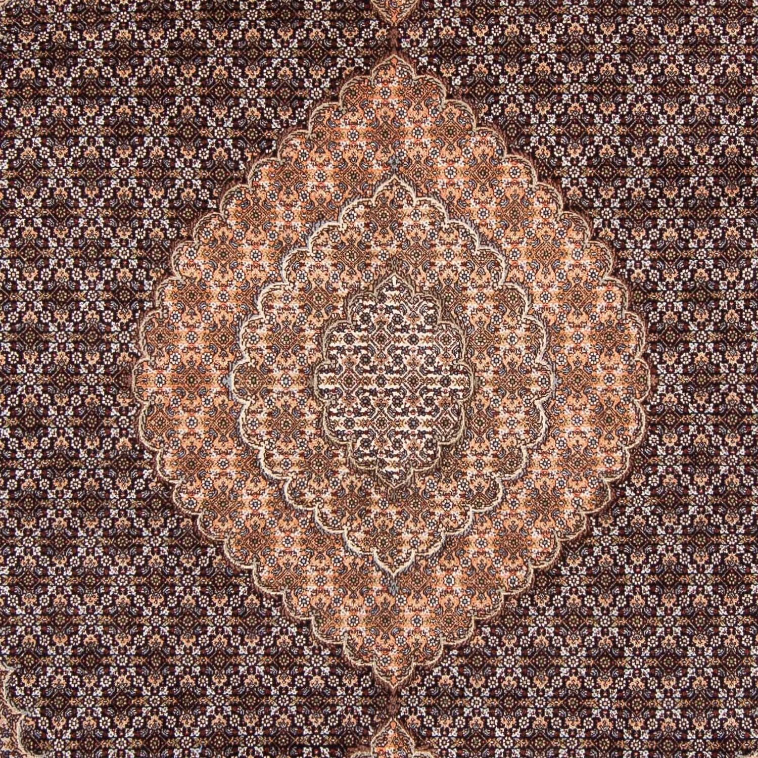 Persisk tæppe - Tabriz - 293 x 202 cm - mørkeblå