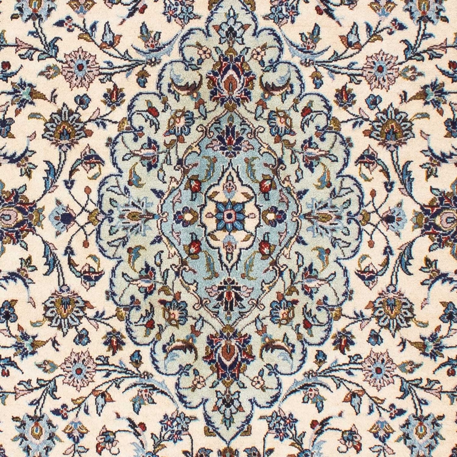Persisk tæppe - Keshan - 216 x 136 cm - beige