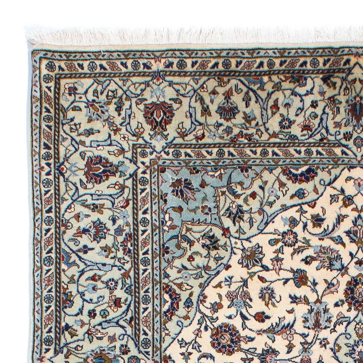 Persisk tæppe - Keshan - 216 x 136 cm - beige