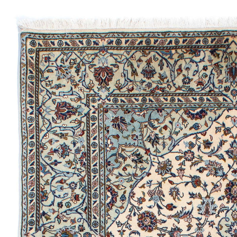 Persisk tæppe - Keshan - 216 x 136 cm - beige