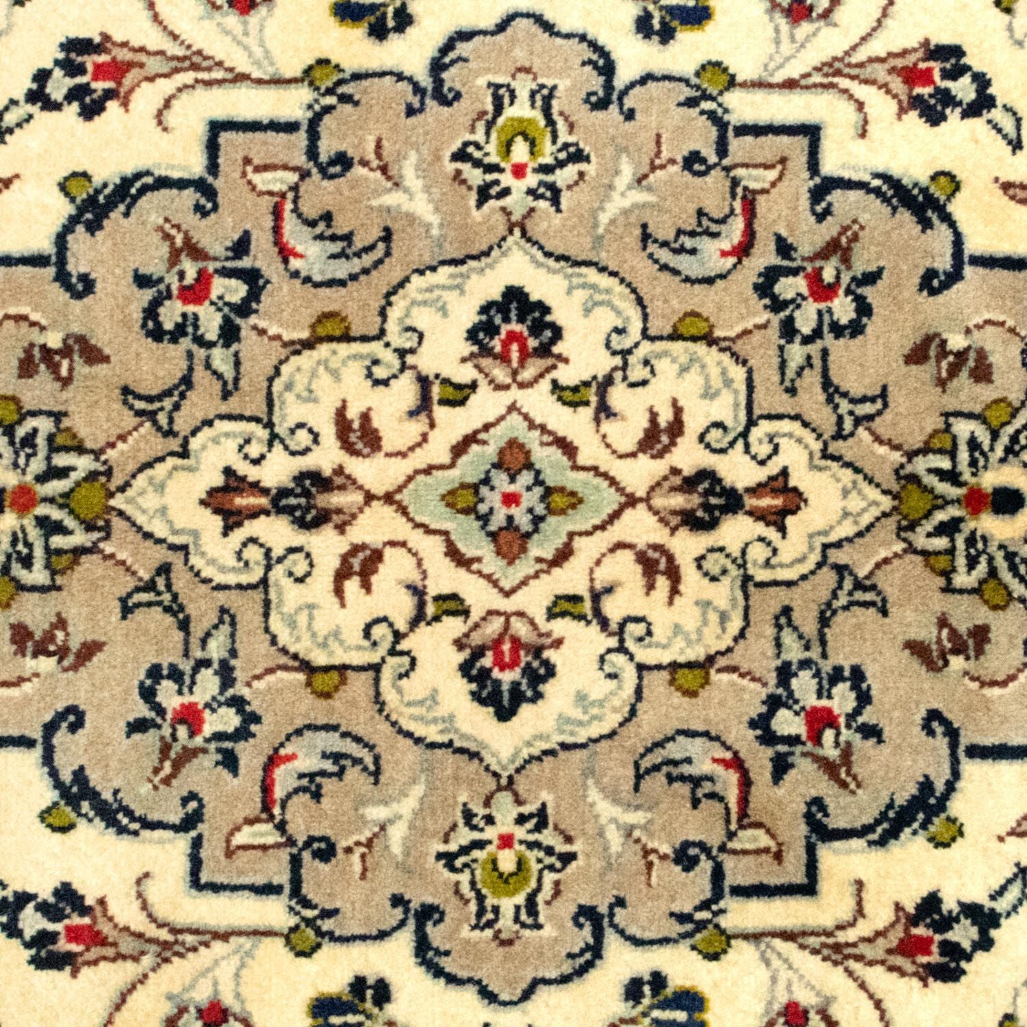Persisk tæppe - Keshan - 213 x 138 cm - beige