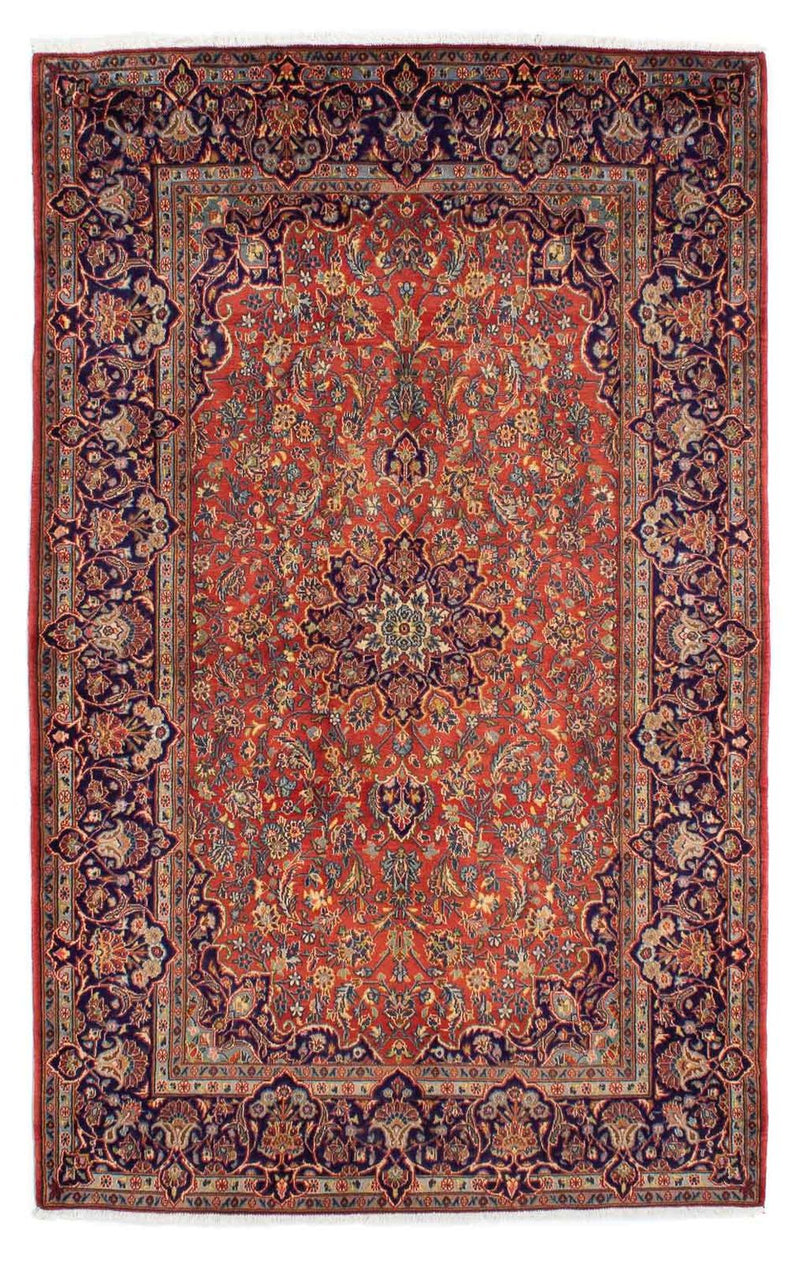 Persisk tæppe - Keshan - 222 x 140 cm - rust
