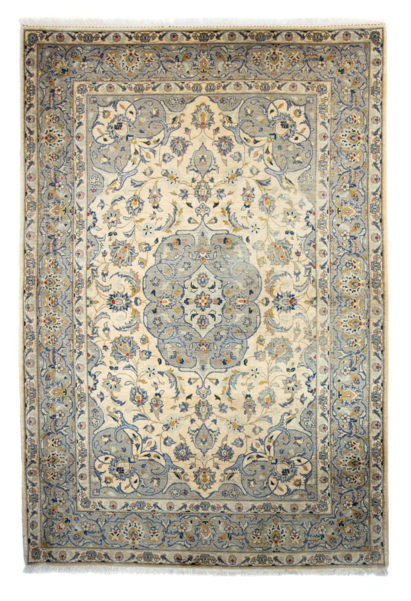 Persisk tæppe - Keshan - 212 x 150 cm - beige