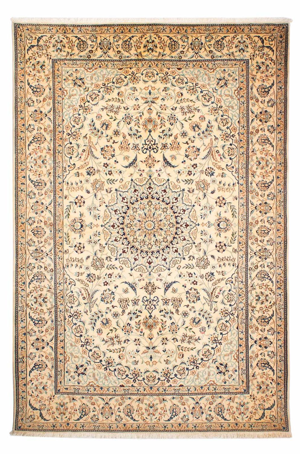 Persisk tæppe - Nain - Royal - 248 x 165 cm - beige