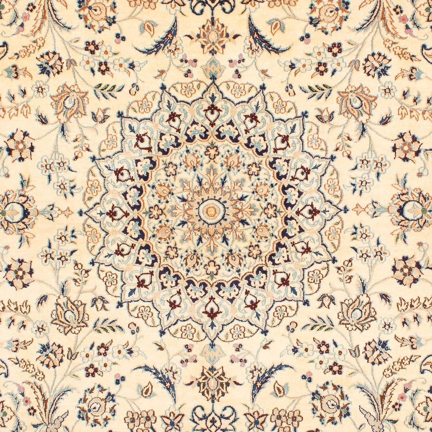 Persisk tæppe - Nain - Royal - 248 x 165 cm - beige