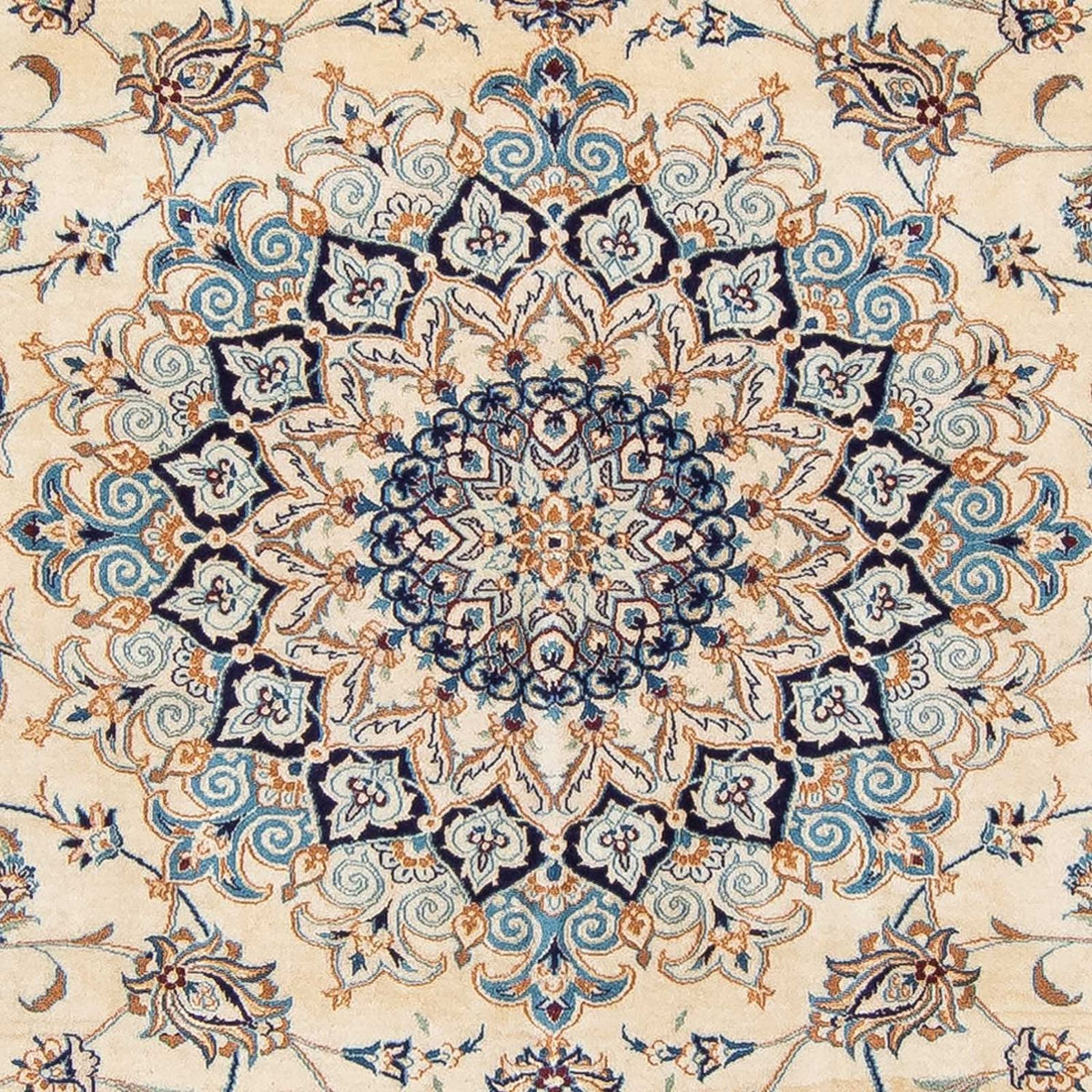 Persisk tæppe - Nain - Premium - 335 x 241 cm - beige