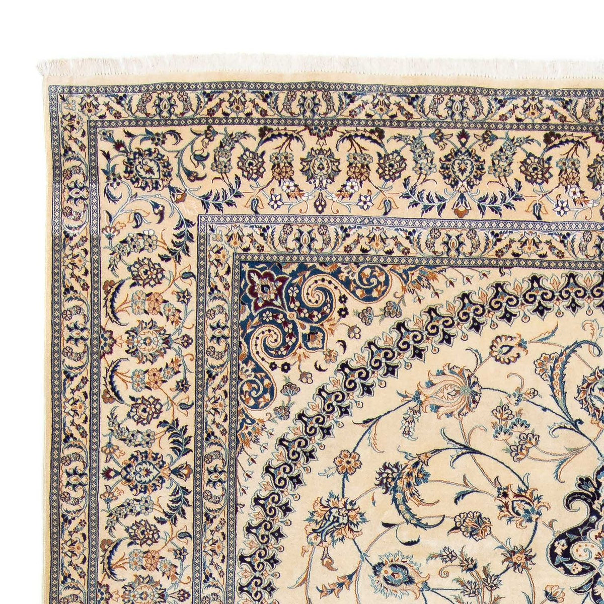 Persisk tæppe - Nain - Premium - 335 x 241 cm - beige