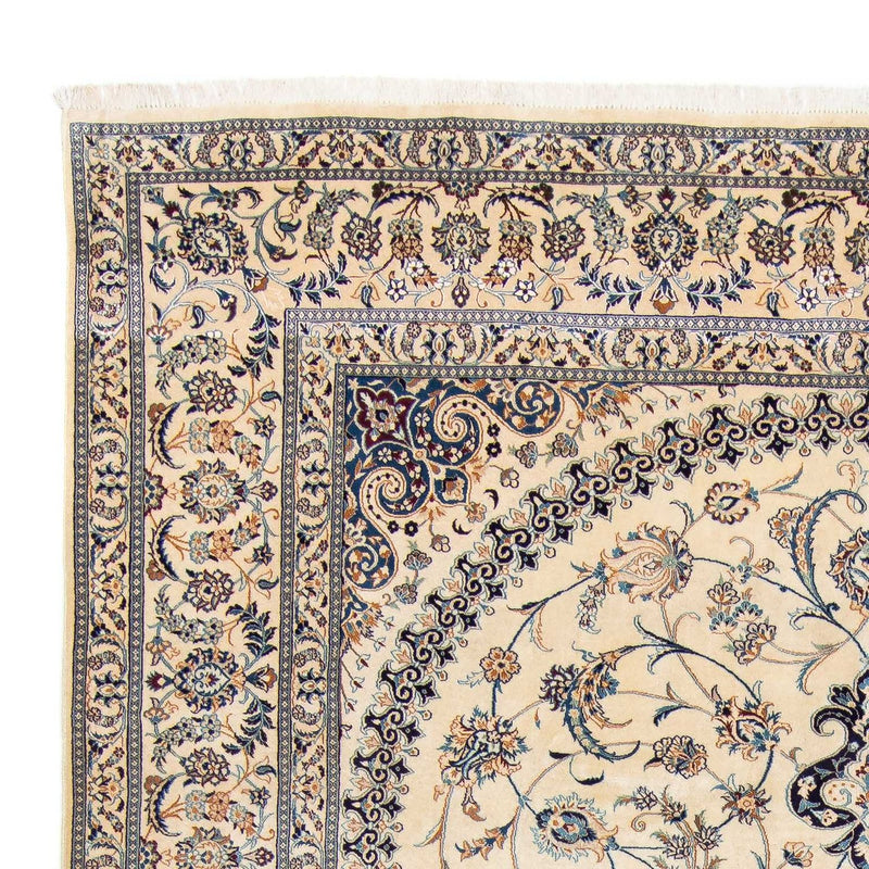 Persisk tæppe - Nain - Premium - 335 x 241 cm - beige