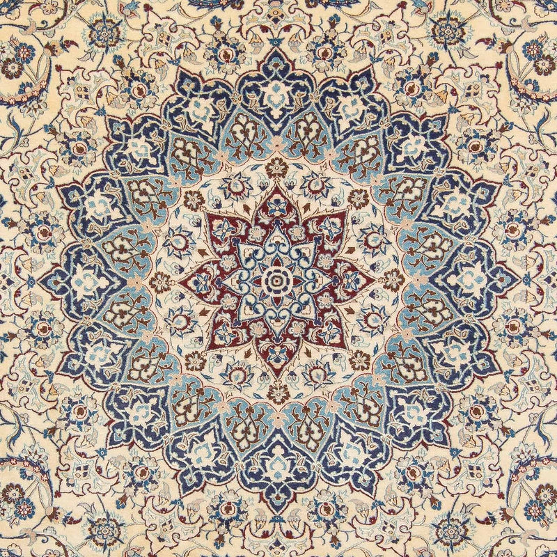 Persisk tæppe - Nain - 368 x 256 cm - beige