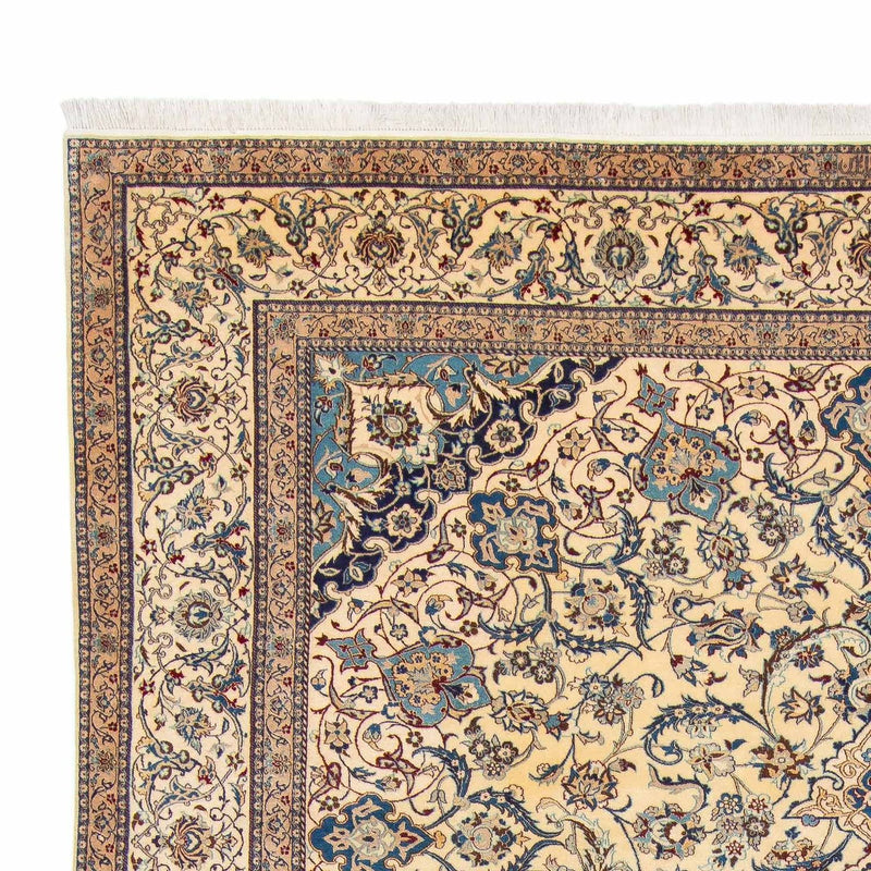 Persisk tæppe - Nain - 368 x 256 cm - beige