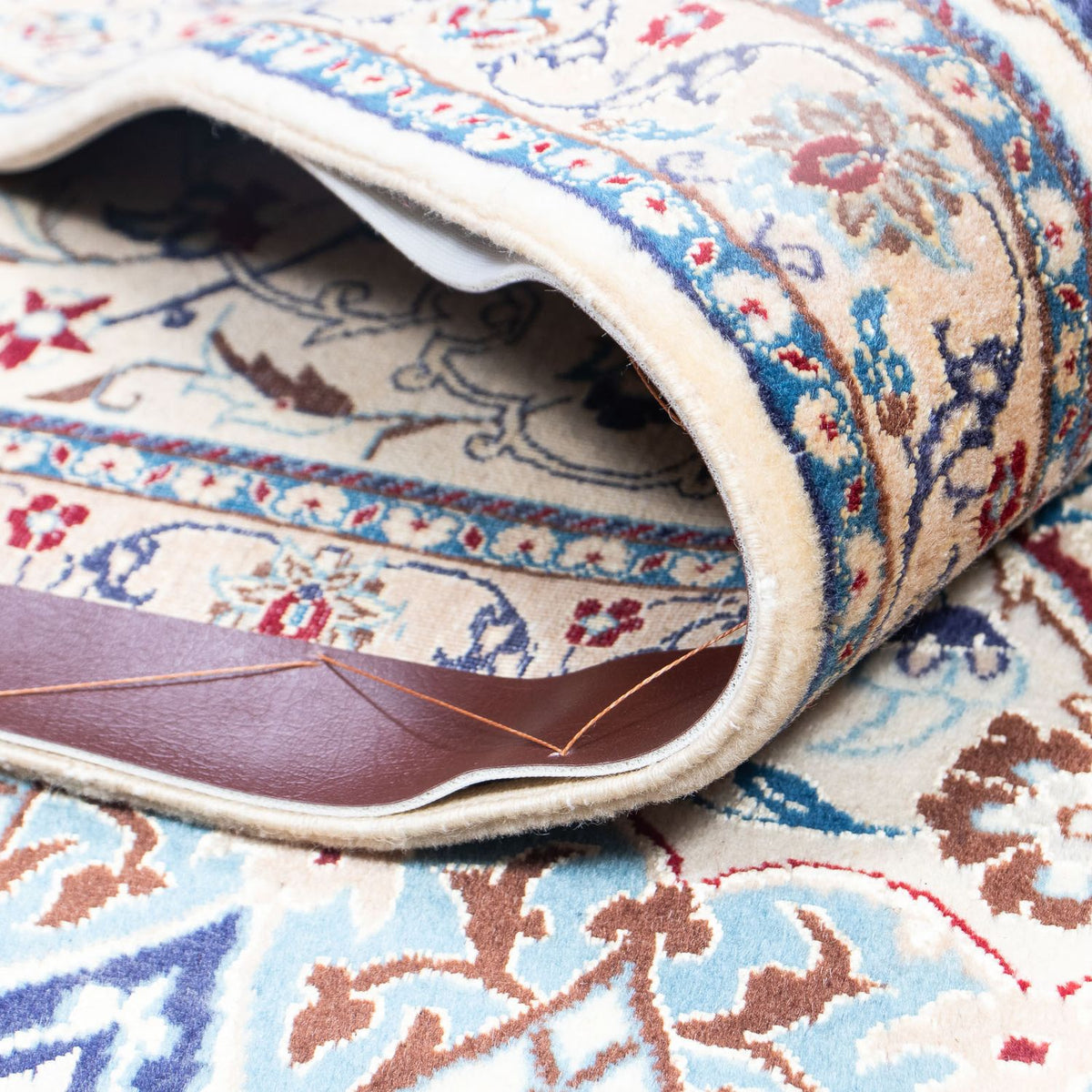 Persisk tæppe - Nain - 368 x 256 cm - beige