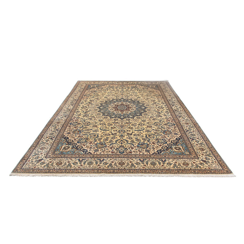 Persisk tæppe - Nain - 368 x 256 cm - beige