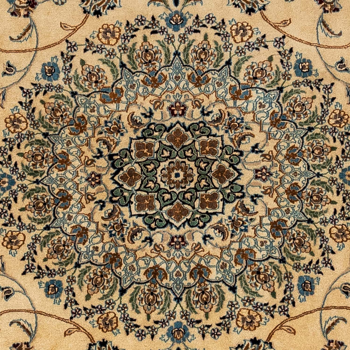 Persisk tæppe - Nain - 359 x 241 cm - beige