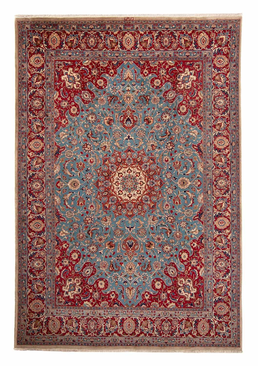 Persisk tæppe - Classic - 344 x 245 cm - turkis