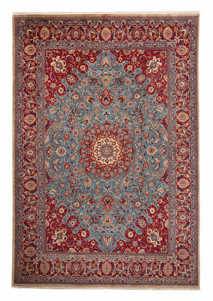 Persisk tæppe - Classic - 344 x 245 cm - turkis