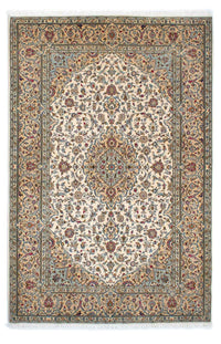 Persisk tæppe - Keshan - 216 x 142 cm - beige