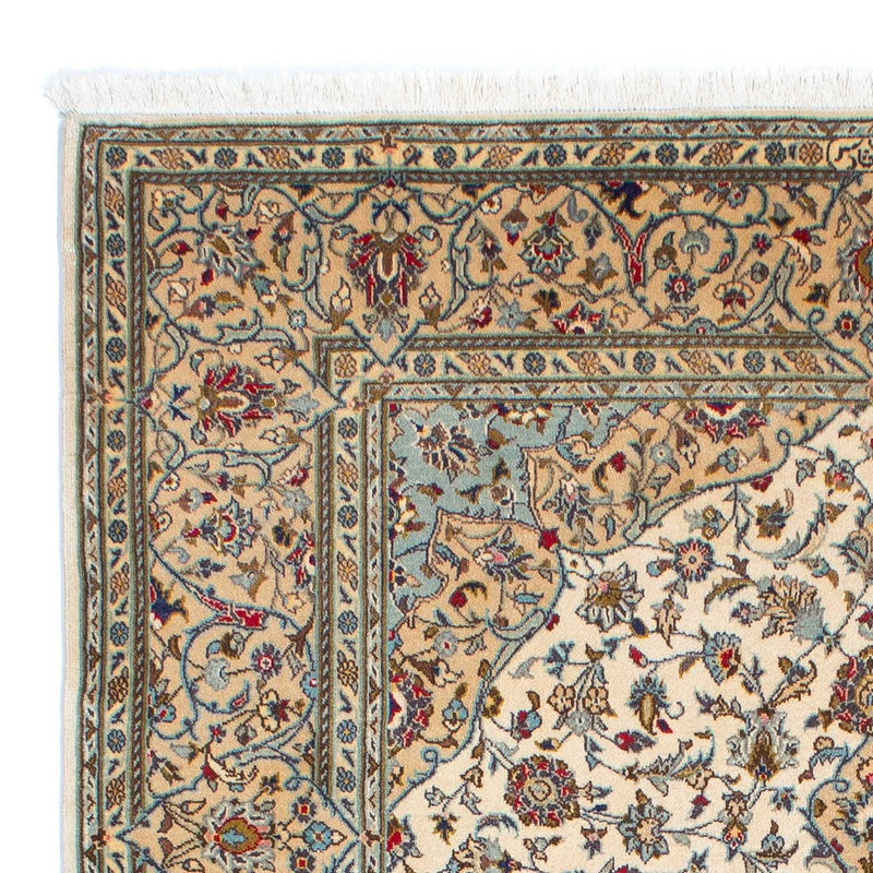 Persisk tæppe - Keshan - 216 x 142 cm - beige