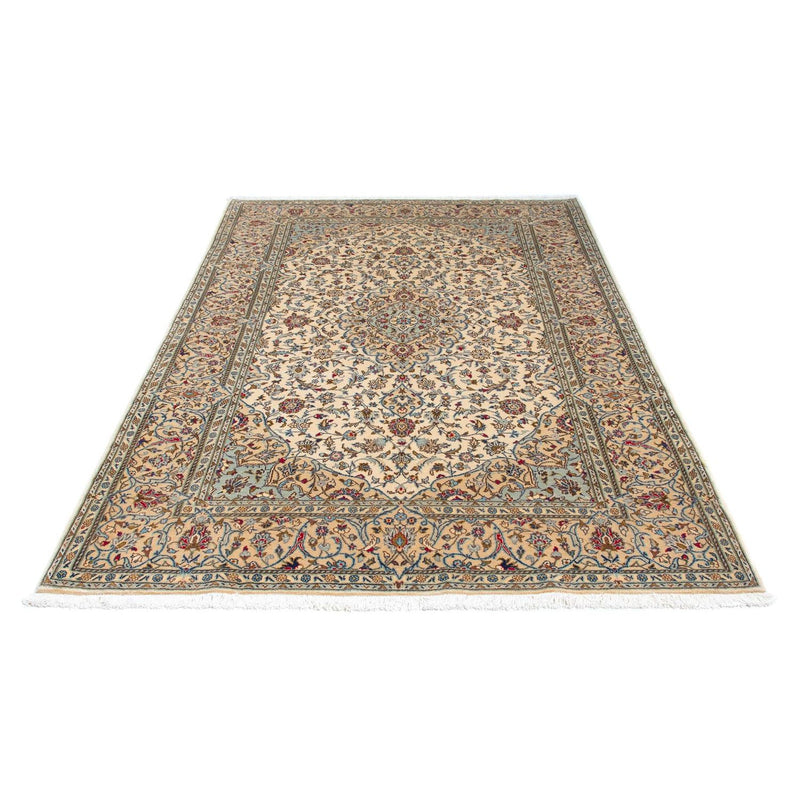 Persisk tæppe - Keshan - 216 x 142 cm - beige