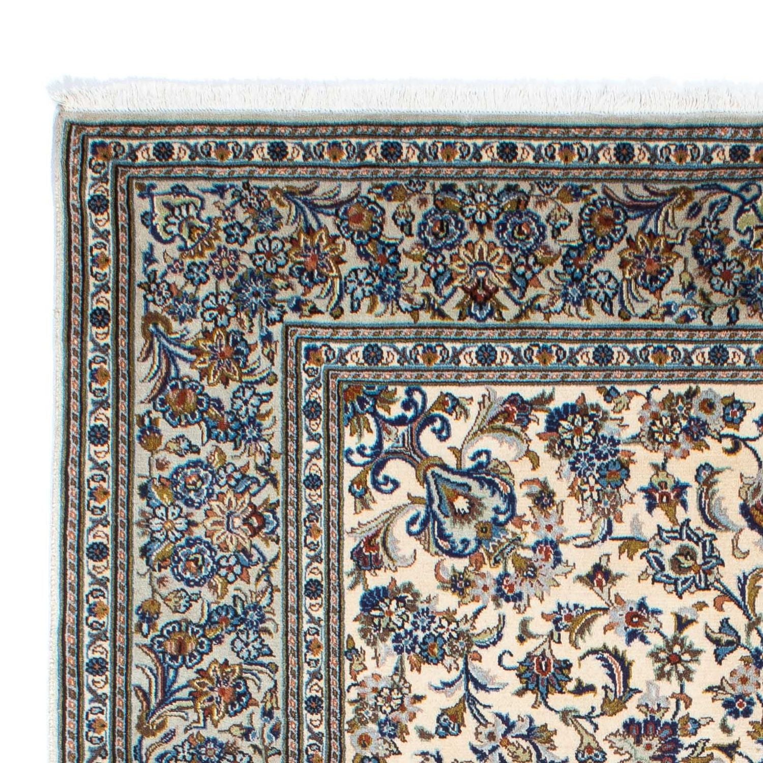 Persisk tæppe - Keshan - 240 x 158 cm - beige