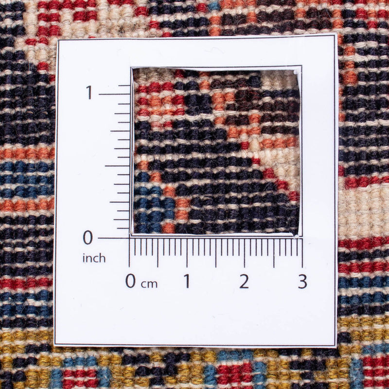 Persisk tæppe - Nomadisk - 343 x 235 cm - mørkerød