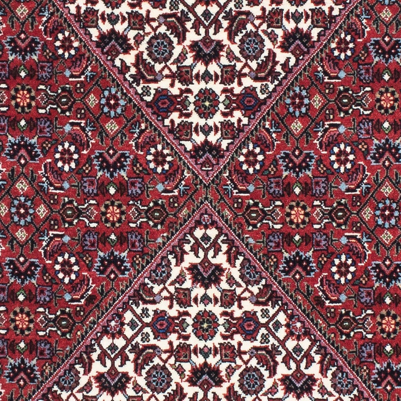 Løber Persisk tæppe - Bijar - 207 x 73 cm - lysrød