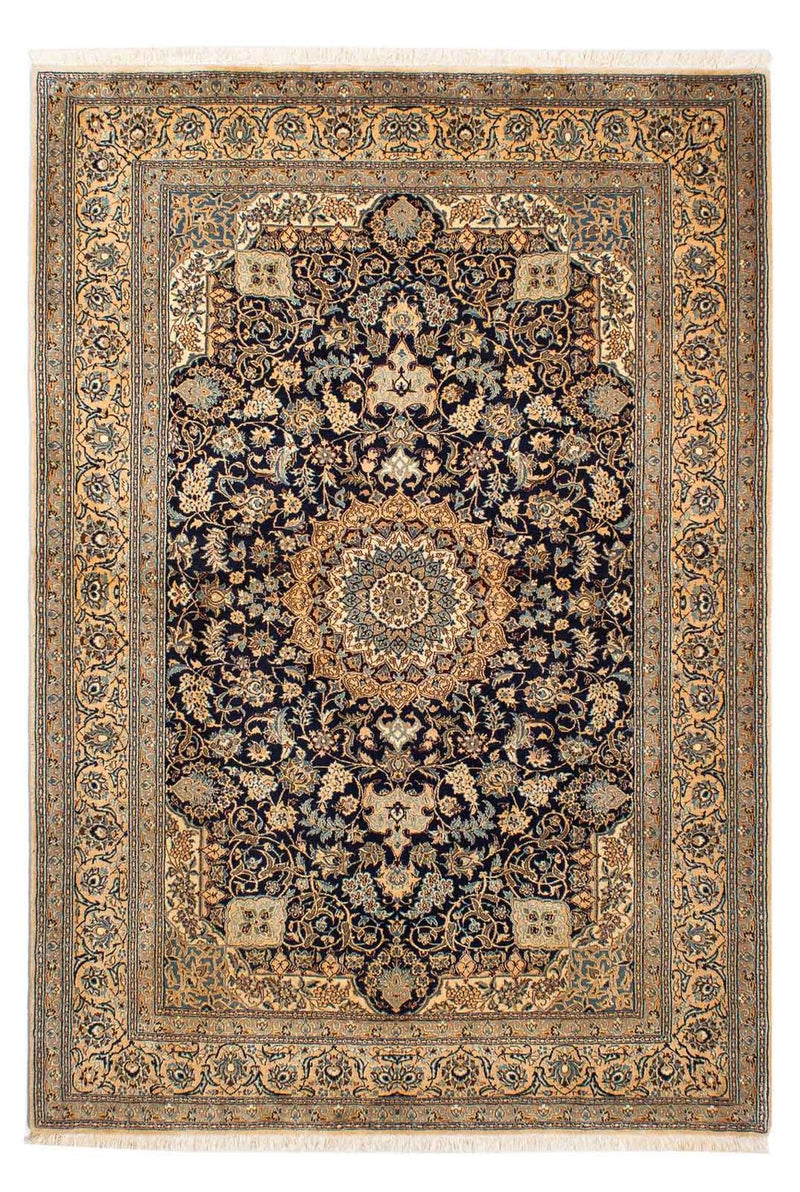 Persisk tæppe - Bijar - 202 x 140 cm - lys brun