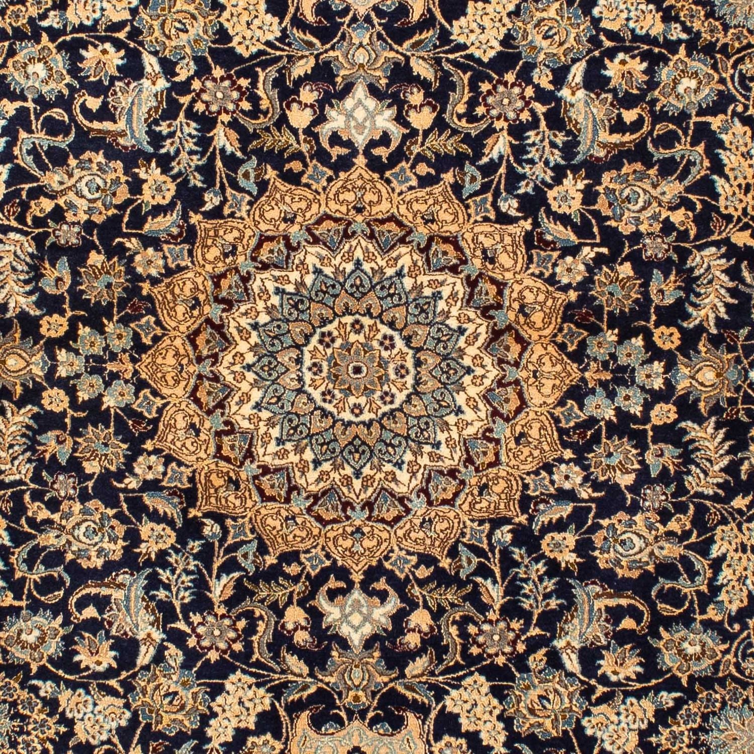 Persisk tæppe - Bijar - 202 x 140 cm - lys brun