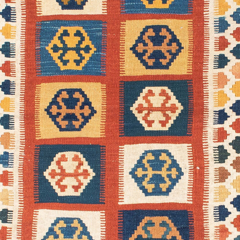 Kelim-tæppe - orientalsk - 145 x 100 cm - blå
