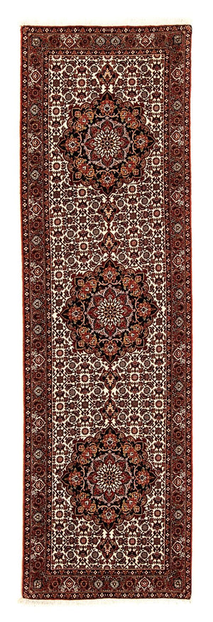 Løber Persisk tæppe - Bijar - 248 x 70 cm - beige