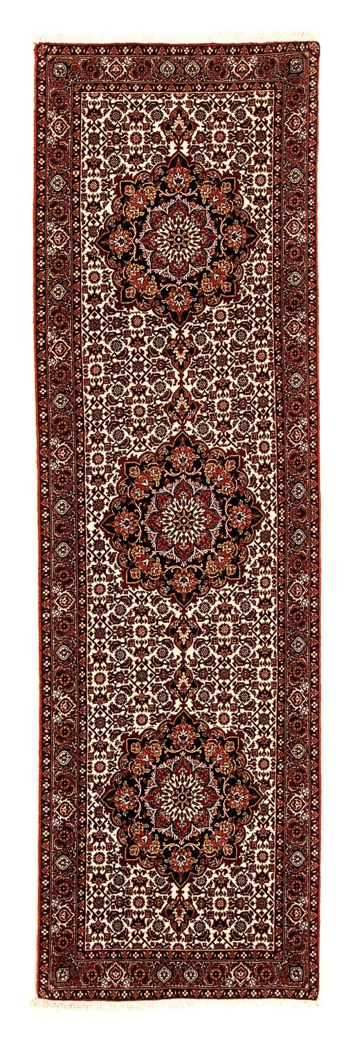 Løber Persisk tæppe - Bijar - 248 x 70 cm - beige