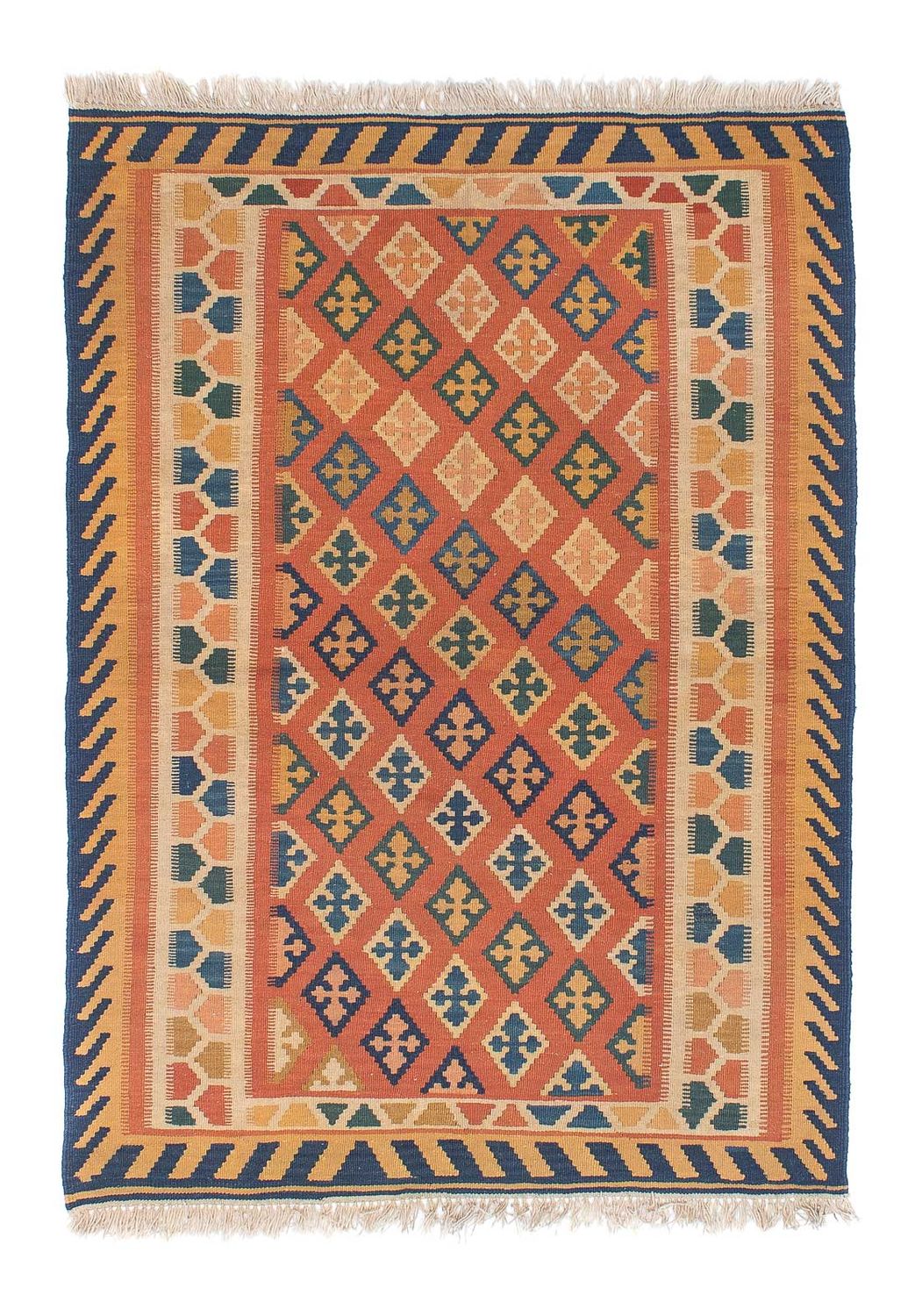 Kelim-tæppe - orientalsk - 155 x 108 cm - flerfarvet